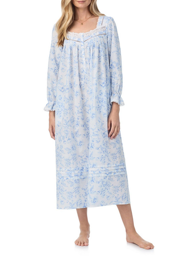 Eileen West Lawn Cotton Long Sleeve Nightgown