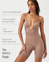 SPANX Suit Your Fancy Plunge Low-back Mid-thigh Bodysuit