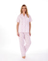 Slenderella Ditsy Floral Woven Lawn Cotton Pajamas