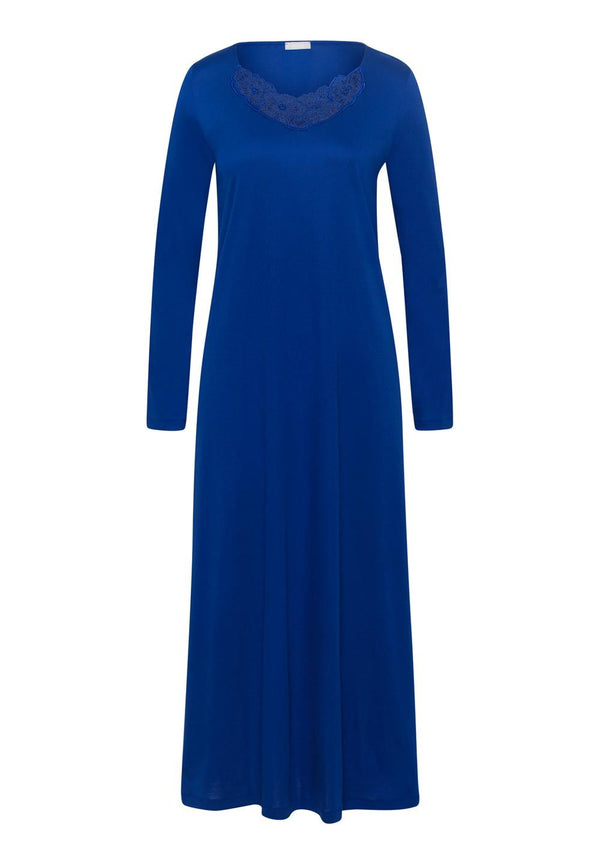 HANRO Naila Long Sleeve Long Cotton Gown