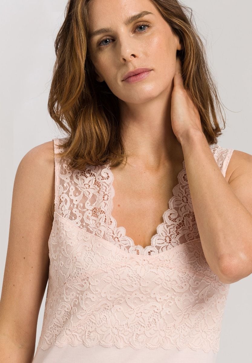 HANRO Moments Cotton Sleeveless Gown