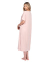 Cotton Modal Short Sleeve Midi Dress