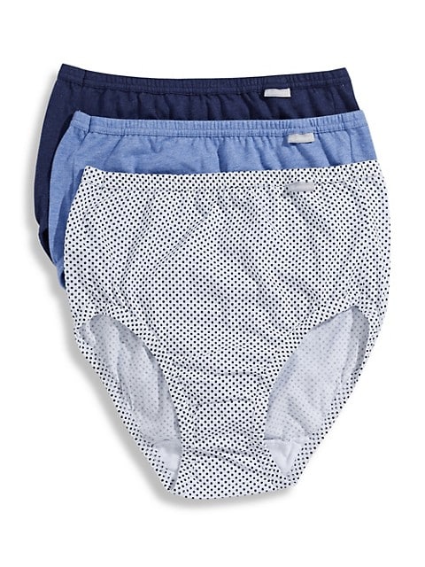 Jockey 3 Pack Elance Cotton Full Briefs