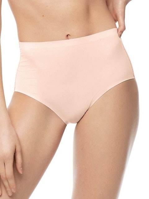 Luxe Stretch Seamless Laser Cut Full Brief One Size Panty - Rose