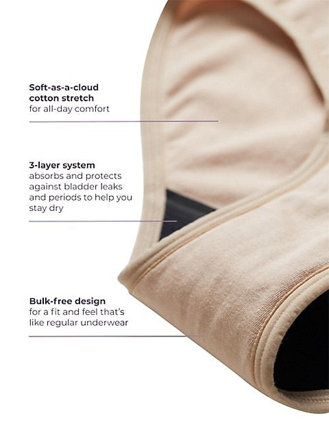 Jockey® Worry Free Absorbency Brief Microfibre