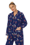 Lanz of Salzburg Cotton Flannel Pajama - Sleigh Pups