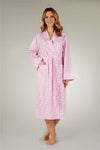 Lawn Cotton Full Floral Print Pastel Kimono Wrap