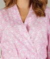 Lawn Cotton Full Floral Print Pastel Kimono Wrap