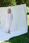 Eileen West Heritage Cotton Flannel Embroidery Long Nightgown