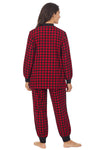 Lanz of Salzburg Cotton Flannel Henley Jogger Pajamas