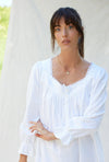 Eileen West Heritage Cotton Flannel Embroidery Long Nightgown