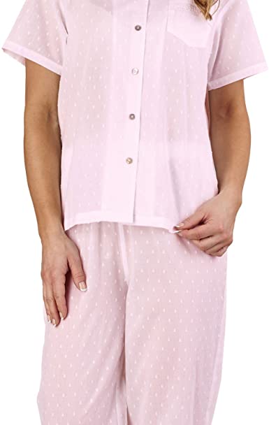 Slenderella Swiss Dot Lawn Cotton Pajama
