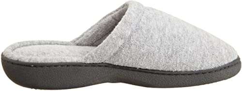 Isotoner Terry Clog Slipper 9I743 Gray