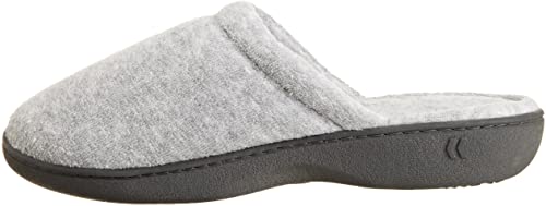 Isotoner Terry Clog Slipper 9I743 Gray