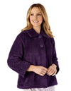 Luxury Waffle Fleece 24" Button Bedjacket