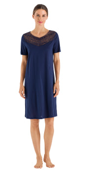 Hanro Malene Short Sleeve Gown 77930