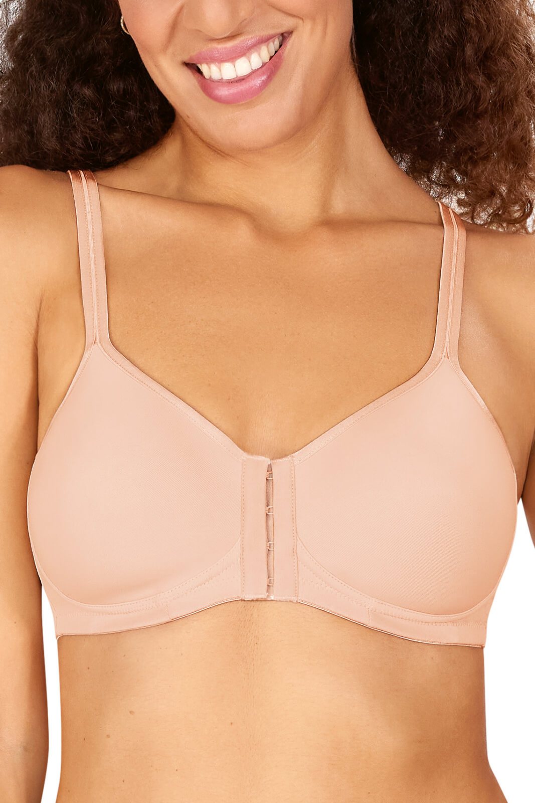 Amoena Mara Front Opening Non Wire Bra COOLMAX®