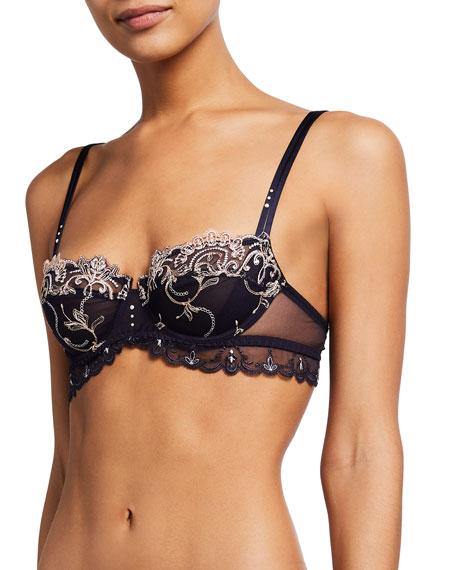 Lise Charmel Sublime A Bleu Demi Cup Bra - Monaliza's Fine Lingerie