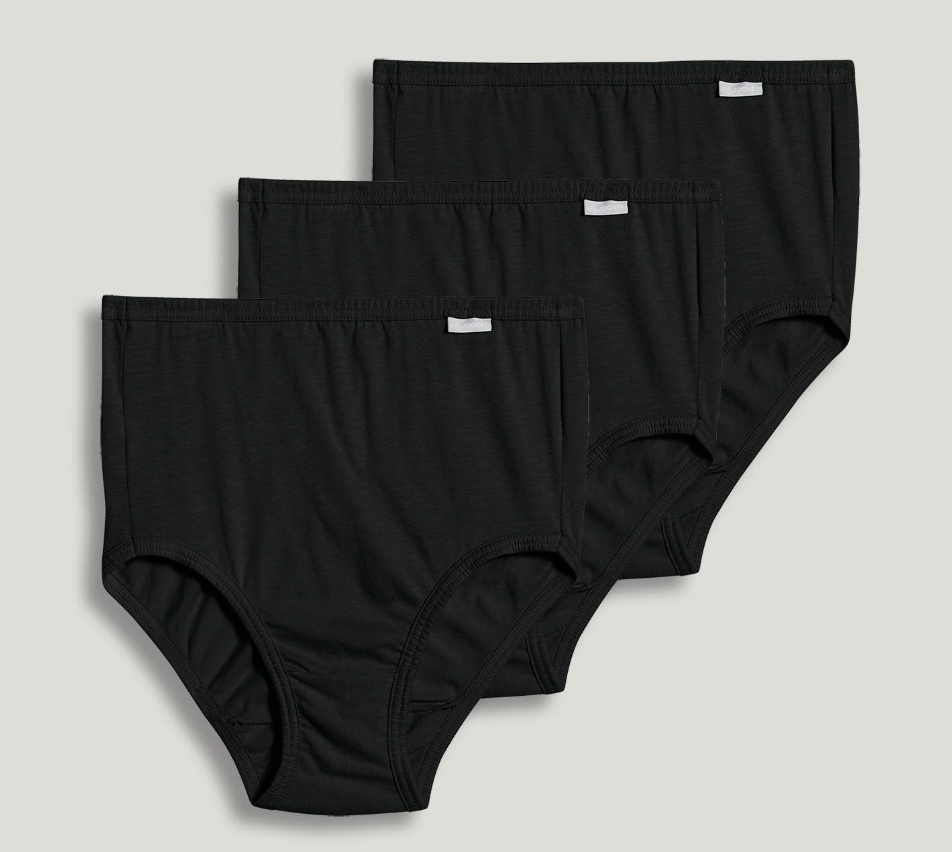 Jockey 3 Pack Elance Cotton Full Briefs