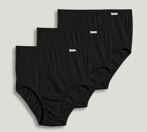 Jockey 3 Pack Elance Cotton Full Briefs