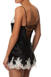 Lise Charmel Splendeur Soie Silk Babydoll ALC1780 Black - Monaliza's Fine Lingerie