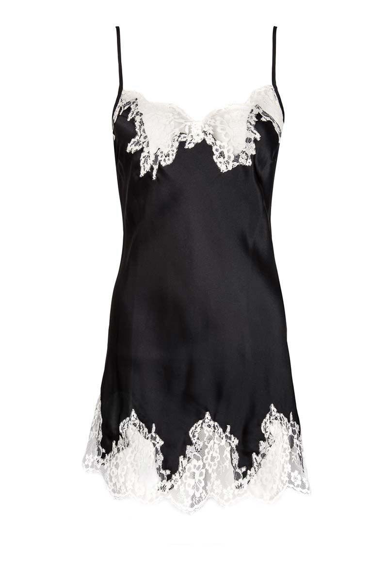 Lise Charmel Splendeur Soie Silk Babydoll ALC1780 Black - Monaliza's Fine Lingerie