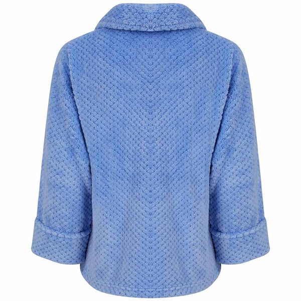 Luxury Waffle Fleece 24" Button Bedjacket