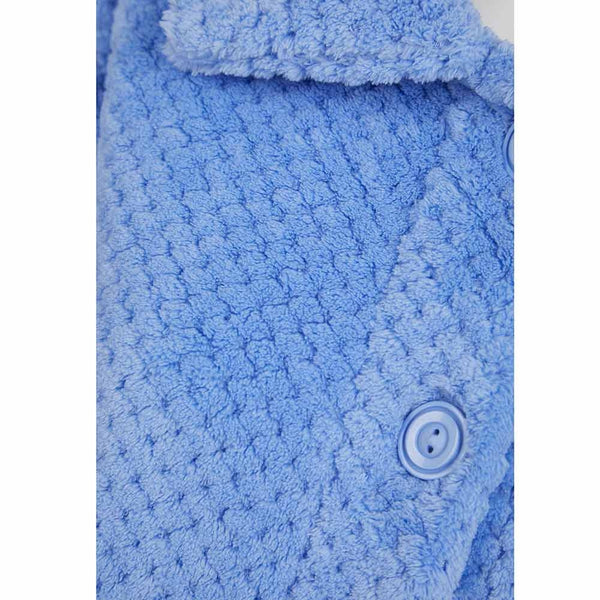 Luxury Waffle Fleece 24" Button Bedjacket