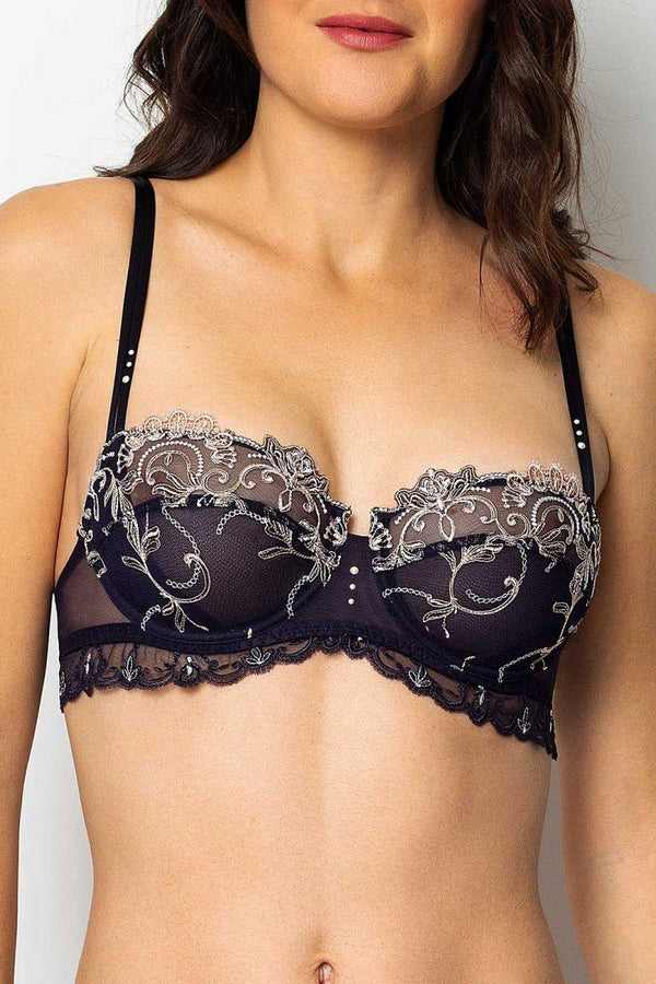 Lise Charmel Sublime A Bleu Demi Cup Bra - Monaliza's Fine Lingerie