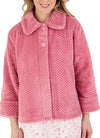 Luxury Waffle Fleece 24" Button Bedjacket