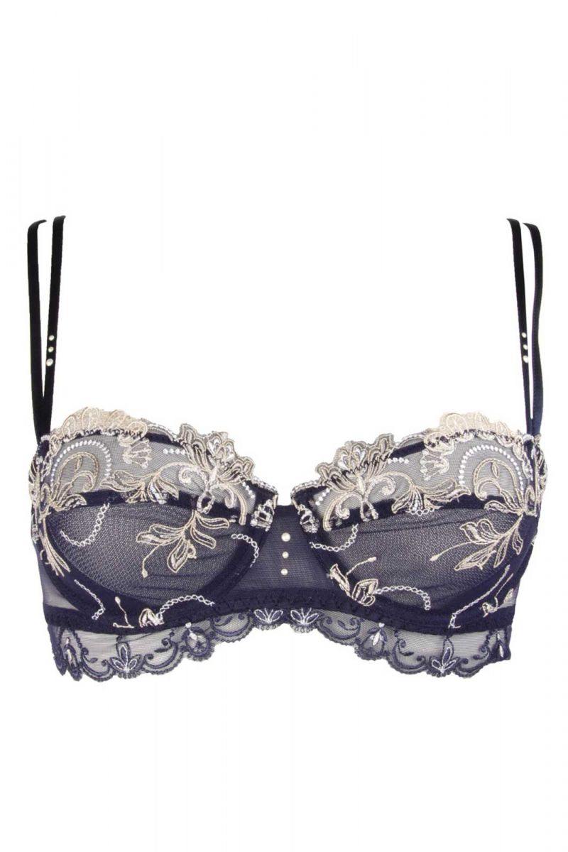 Lise Charmel Sublime A Bleu Demi Cup Bra - Monaliza's Fine Lingerie
