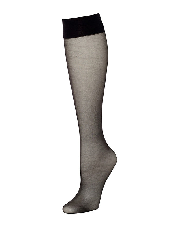 Hue Sheer Comfort Band 2 Pair Pack Knee Highs