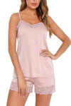 Lovelet Lace Detail Cami and Shorts Lounge Set