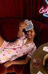 Room Service Knit Pj Set In Champagne Suite