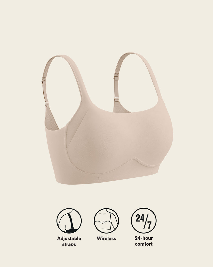 Lined Wireless Support Bra