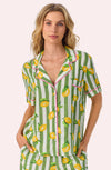 Room Service Lemon Print Shorts Set