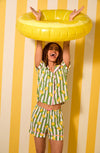 Room Service Lemon Print Shorts Set