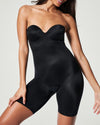 Spanx Suit Your Fancy Strapless Cupped Mid-thigh Bodysuit