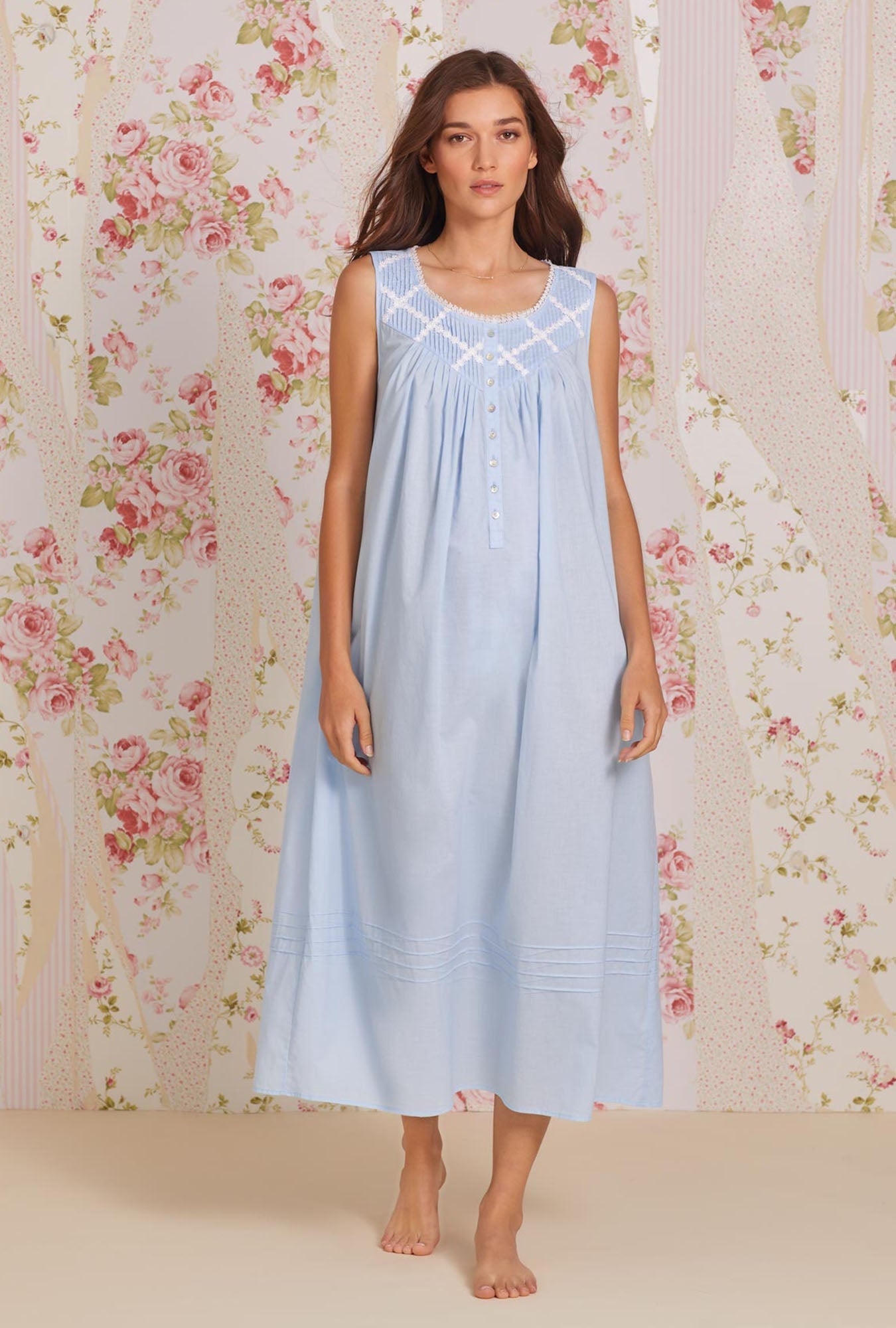 Eileen West Lawn Cotton Nightgown - Poetic