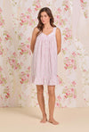 Eileen West Lawn Cotton Short Chemise Nightgown - Sweet Ditsy