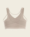 Front Opening Post Surgery Unlined Wireless Posture Corrector Bra