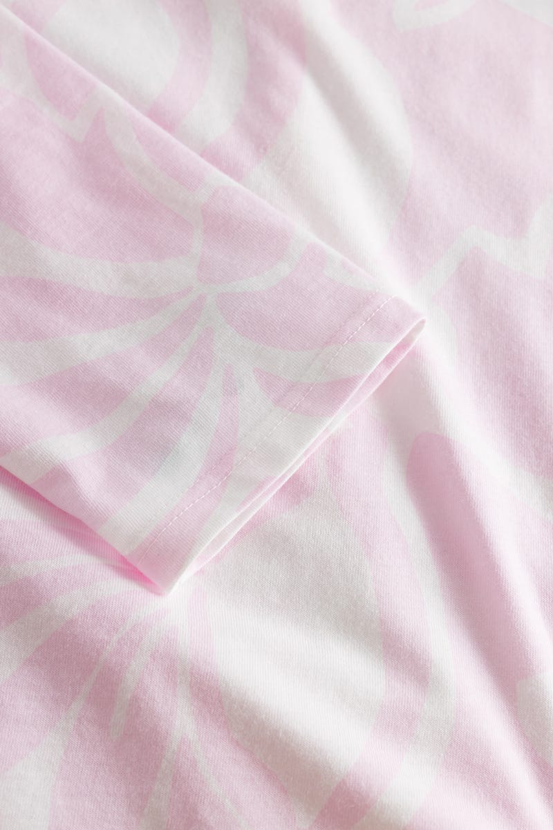 Pastel Floral Cotton Pajamas