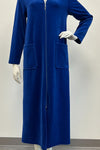 Diamond Tea Cotton Velour Zip Lounger Robe 170