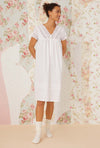 Portofino Waltz Lawn Cotton Nightgown by Eileen West Couture