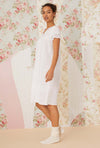 Portofino Waltz Lawn Cotton Nightgown by Eileen West Couture