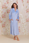 Eileen West Lux Velour Long Zip Robe