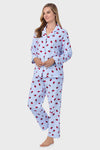 Lanz of Salzburg Cotton Flannel Pajama - Cardinals