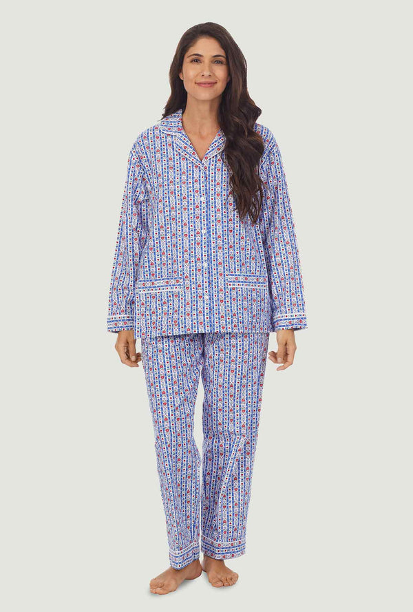 Lanz of Salzburg Cotton Flannel Pajama - Classic Tyrolean