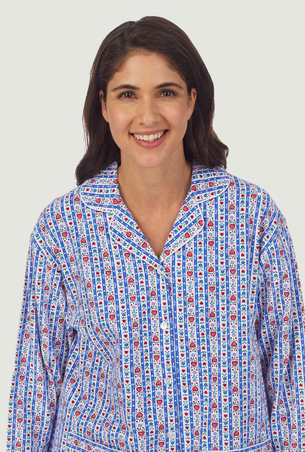 Lanz of Salzburg Cotton Flannel Pajama - Classic Tyrolean