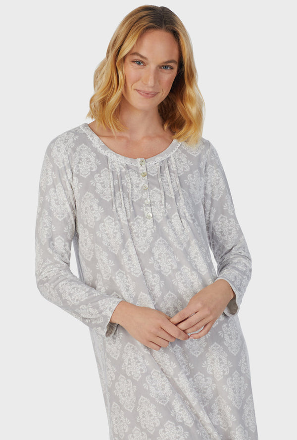 Icy Damask Fleece Nightgown